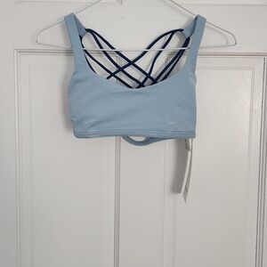 Lululemon Blue Free to Be Bra - Sz 4 - NWT NEVER WORN